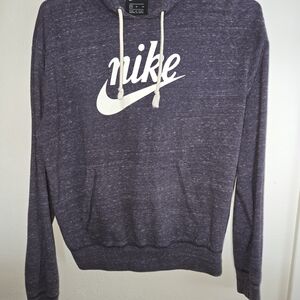 Nike Purple Hoodie with White Logo